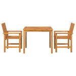 Garden Dining Set 3 pcs Brown 90 x 90 x 74 cm Solid acacia wood 3154104