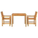 Garden Dining Set 3 pcs Brown 90 x 90 x 74 cm Solid acacia wood 3154104