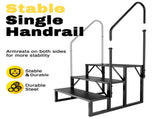 RV Step Stool, 3 Step, Hot Tub Steps with Handrail, Portable Pool, 660Lbs Heavy Duty 90149210