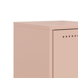 Bedside Cabinets 2 pcs Pink 36x39x43.5 cm Steel 846617