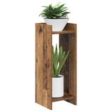 Plant Stand 2 pcs Old Wood 30 x 30 x 80 cm Engineered Wood 899591