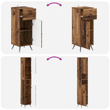 3 Piece Bathroom Cabinet Set BREDA Engineered Wood 3417889