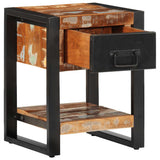 Bedside Cabinet Multicolour 35x34x45 cm Solid Wood Reclaimed 4013569