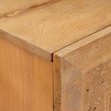 Sideboard 90 x 33 x 75 cm Solid Mango Wood 4018108