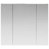 Bathroom Mirror Cabinet Concrete Grey 80 x 14.5 x 70 cm 889106