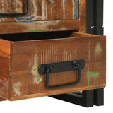 Coffee Table Multicolour 90 x 50 x 38 cm Solid Reclaim Wood 4104726