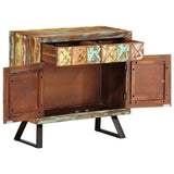 Drawer Cabinet Multicolour 70x35x70 cm Solid Wood Reclaimed 358186