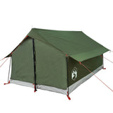 Camping Tent 2-Person Olive Green Waterproof 4009621