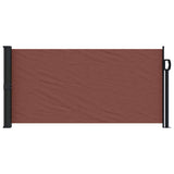 Retractable Side Awning Brown 100x500 cm 4004389