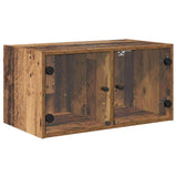 Wall Cabinets 2 pcs Old Wood 68 x 37 x 35 cm Engineered Wood 882914