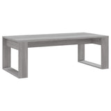 Coffee Table Grey Sonoma 102x50x35 cm Engineered Wood 823364