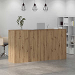 Reception Desk Artisan Oak 200x50x103.5 cm Engineered Wood 3324186
