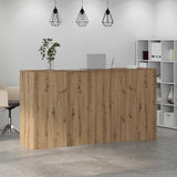 Reception Desk Artisan Oak 200x50x103.5 cm Engineered Wood 3324186