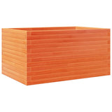 Garden Planter Wax Brown 90x60x45.5 cm Solid Wood Pine 847280