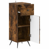 Bathroom Storage Cainet BREDA Smoked Oak 30 x 31 x 80 cm 897490