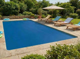 Solar Pool Cover Extra Heavy 549 x 274 cm 400 m Square PE Blue 42034596