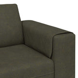 Sofa Set Army green Faux suede leather 3335111