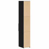 Bookcase with Drawer Black Oak 30 x 42.4 x 185.2 cm 868741