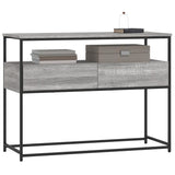 Console Table Grey Sonoma 100x40x75 cm Engineered Wood 834153