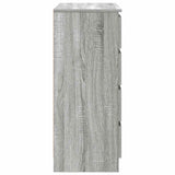 Sideboard with Drawers Grey Sonoma 71x35x84 cm Engineered Wood 861585