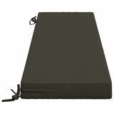 2-Piece Bench Cushions SOEST 2 pcs 100% Polyester Anthracite 949853