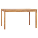 Garden Dining Set Warm teak Solid teak wood Large Durable 3059931