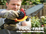 18V 8" Cordless Pole Chainsaw, 1.94m/2.56m Electric Chainsaw with 2 x 4.0Ah Batteries, Charger, Auto T3398P552553