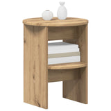 Side Cabinet 2 pcs Artisan Oak 40 x 50 cm Engineered Wood 899833