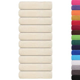 Shower Towels "FROGN" 10 pcs Cream 70x140 cm 360 gsm 137003