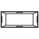 Console Table Transparent 80x35x75 cm Tempered Glass 322807