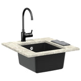 Sink Black 370 x 460 mm 80% Quartz and 20% Resin 42028416