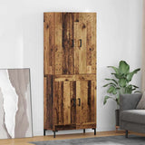 Highboard Old Wood 69.5 x 34 x 180 cm Engineered Wood 3415636