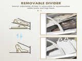 Narrow Shoe Storage Cabinet, Slim Shoe Cupboard with 4 Flip Drawers, Adjustable Shelf, Shoe Rack for T3398P378000