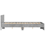 Bed Frame Concrete Grey Engineered wood, Plywood Small Double 3207514