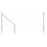Welded Wire Fence with Spikes 25 x 0.4 m 3350768