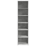 Highboard Concrete Grey 45x41x185 cm Engineered Wood 3281676