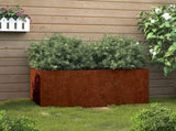 Planter 62x30x29 cm Corten Steel 821556
