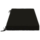 2-Piece Bench Cushions SOEST 2 pcs 100% Polyester Black 950197