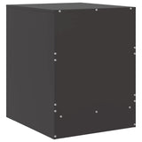 Bedside Cabinet Black 34.5x39x44 cm Steel 841619