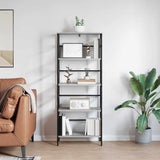 Bookshelf Grey Sonoma 60 x 29.5 x 149 cm Engineered Wood 883931