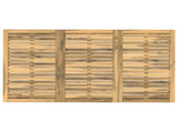 Garden Dinner Table White 141 x 80.5 x 75 cm Solid Acacia Wood 901765