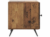 Bedside Cabinet Old Wood 43 x 34.5 x 50 cm Engineered Wood 895501