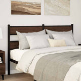 Replace Headboard Brown Oak 135 cm Steel and Engineered Wood 4017183