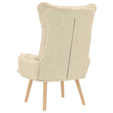 Armchair Cream 69 x 74 x 93 cm Fabric 42001872
