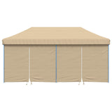 Party Tent Folding Beige 292 x 580 x 315 cm Oxford Fabric 42023665