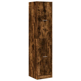 Apothecary Cabinet Smoked Oak 40x41x174,5 cm Engineered Wood 3309649