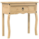 Console Table Corona 73x35x73 cm Solid Wood Pine 4002776