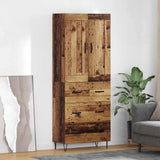 Highboard Old Wood 69.5 x 34 x 180 cm Engineered Wood 3415622