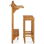 3 Piece Balcony Bar Set Solid Acacia Wood 310254