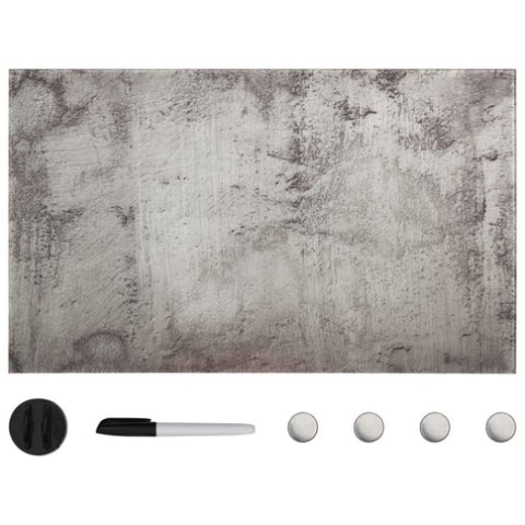 Wall Mounted Magnetic Board Glass 100x60 cm 327473